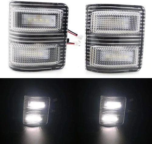 Miniatura 9 de Xinctai Juego de luces LED para espejo lateral Switchback, señal de giro para Ford F150 2013-2014, Ford F250 F350 F450 F550 Super Duty 2008-2016