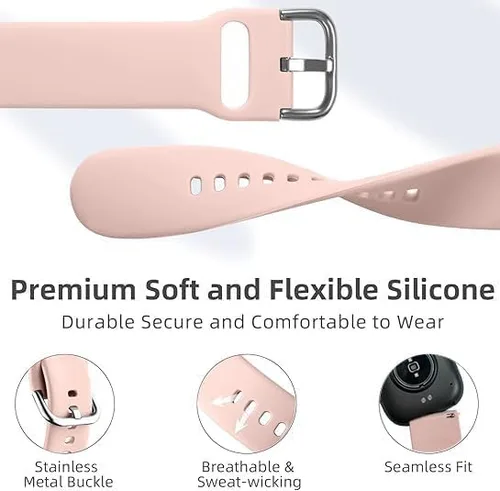 Miniatura 2 de AR-01 - Correas de reloj inteligente, correas ajustables de silicona suave compatibles con Fitpolo AR-01, Aeac AR-01 Smartwatch (paquete de 5)