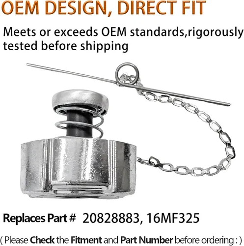 Miniatura 6 de FOKES 20828883 16MF325 Tapa del depósito de combustible apta para camiones Mack Heavy Duty – Sin bloqueo, hembra, OEM 16MF325 20828883 MAK16MF325
