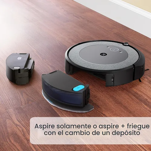Miniatura 3 de iRobot Roomba Combo i5+ Robot aspirador y trapeador con vaciado automático, limpia por habitación con mapeo inteligente, se vacía hasta 60 días