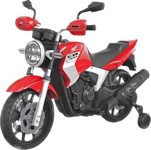 Best Ride on Cars Honda CB300R 12V, rojo, grande