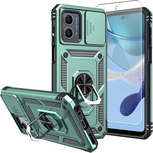 Miniatura 15 de Funda para Moto G 5G 2023, [No para la versión 2022] con protectores de pantalla y cubierta de cámara, [Grado militar] cubierta probada contra