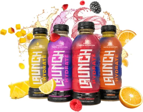 Miniatura 10 de Bebida deportiva: sabor tropical – 16.9 onzas (paquete de 12), bebida energética + hidratación, azúcar de caña real, electrolitos, cognizina