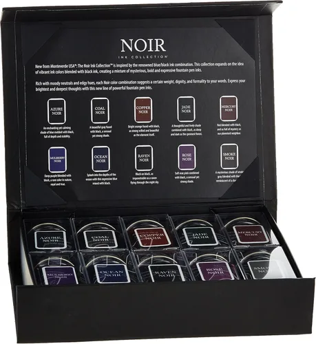 Miniatura 10 de Monteverde USA Juego de regalo de tinta de la colección Jungle – 10 tintas exóticas para pluma estilográfica, botellas de 30 ml, colores vibrantes