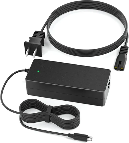 VHBW Cargador eléctrico de 42 V compatible con AovoPro M365 ES60 EW6 365Go M1 M365Pro AP07 VT01 Scooter -YLT-42V0150 Adaptador de carga, indicador