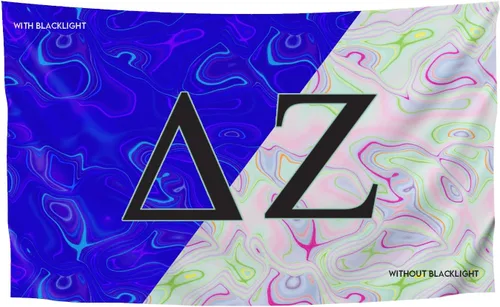 Miniatura 12 de Greek Club Sorority & Fraternity - Bandera de luz negra, 3 pies x 5 pies, licencia oficial, tapiz, exhibición, poliéster, pancarta de letras, CHI
