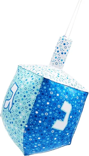 Miniatura 3 de The Dreidel Company Hanukkah Dreidel inflable, decoraciones de fiesta y eventos de Januka, 24 pulgadas de alto (paquete de 2)