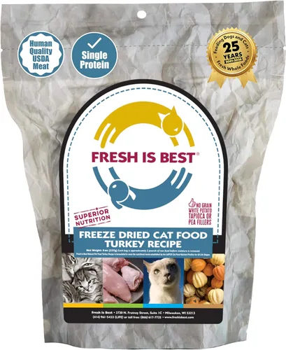 Miniatura 8 de Fresh Is Best Duck Alimento liofilizado para gatos – Alimento crudo para gatos para gatitos y felinos adultos – Pato liofilizado con alto contenido