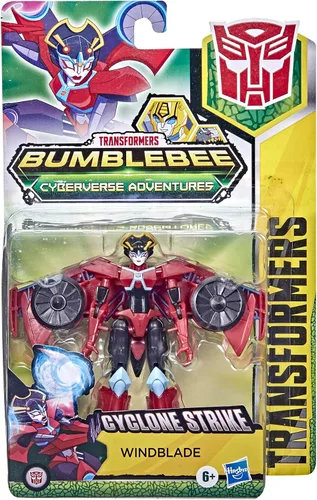 Miniatura 2 de Transformers Bumblebee Cyberverse Adventures Dinobots Unite Action Attackers Warrior Class Windblade with Cyclone Strike