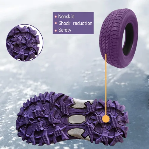 Miniatura 5 de JACKSHIBO Botas de nieve impermeables para niñas y niños (chiquitos y grandes)