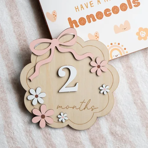 Miniatura 8 de Señal de hito mensual para bebé, hito mensual del bebé de 1 a 12, hito del mes para bebé, hito del mes del bebé, accesorios de fotografía para B11