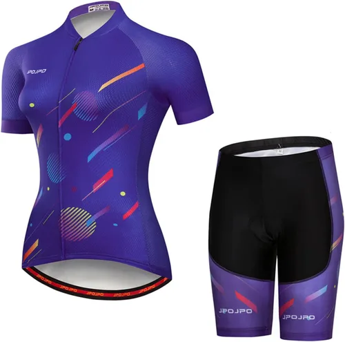Miniatura 146 de Hotlion Conjuntos de camisetas de ciclismo para mujer, ropa de ciclismo de verano, trajes de bicicleta de carretera, ropa de ciclismo de manga corta