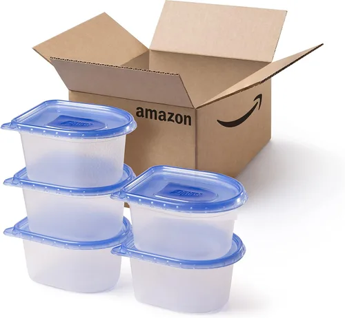 Miniatura 6 de Ziploc Contenedores reutilizables para almacenamiento de alimentos y preparación de comidas, para organización de cocina, Tecnología Smart Snap