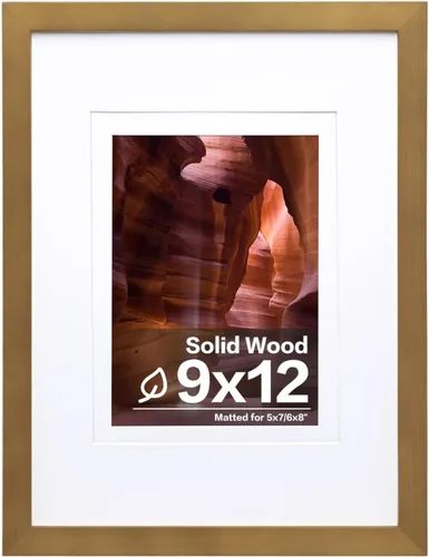 Miniatura 22 de Egofine - Portarretratos de 4 x 6 pulgadas, de madera maciza con plexiglás, para fotos de 3.5 x 5 con paspartú o de 4 x 6 sin paspartú, para colocar