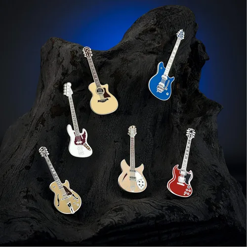 Miniatura 8 de Pines de guitarra esmaltados Geepins