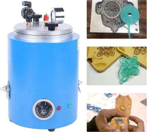 Miniatura 2 de Inyector de cera de 2.2L, máquina de inyector de cera de 500W, Máquina de fundición de cera de temperatura ajustable 86.0 °F-230.0 °F, Máquina