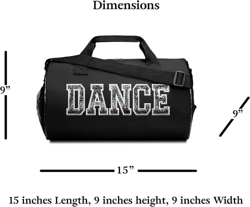 Miniatura 4 de Bolsa de lona de danza de nylon para niña