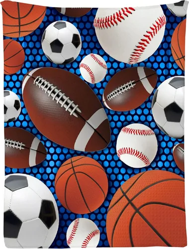 Miniatura 22 de Manta personalizada de béisbol para sofá, manta personalizada con nombre, manta ligera de felpa mullida de 60 x 50 pulgadas, para adolescentes