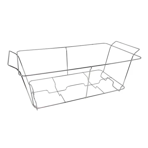 Miniatura 5 de Party Essentials SQR1312 - Estante cuadrado con soportes (caja de 48), cromado