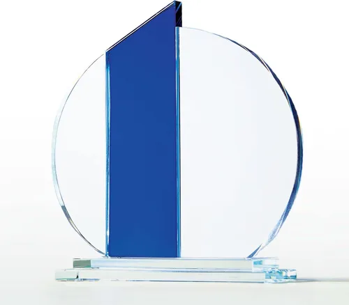 Miniatura 2 de Baudville Trofeo grabado con bandas azules
