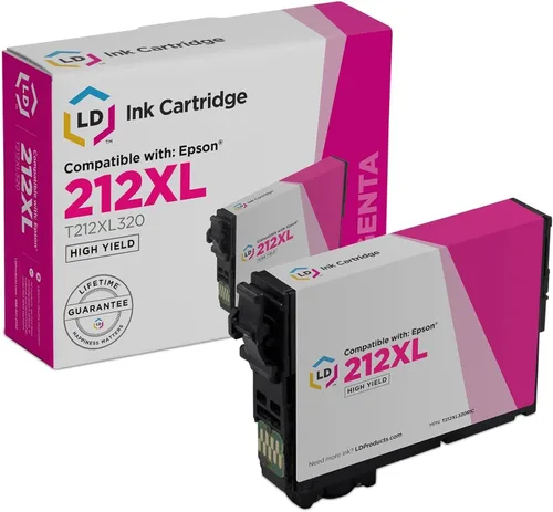 Miniatura 13 de LD Productos remanufacturados Reemplazos para Epson 212xl Cartucho de tinta T212XL 212 XL T212XL120 Alto rendimiento para uso en Workforce XP-4100
