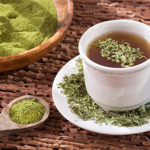 Miniatura 3 de Yupik Polvo orgánico de hoja de moringa de 1 libra (16 onzas), certificado USDA, sin OMG, vegano, sin gluten, kosher, superalimento rico