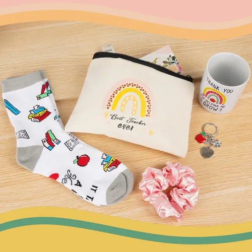 Miniatura 5 de Kolewo4ever Set de regalo de agradecimiento para profesores, caja de regalo para mujeres, los mejores regalos para profesores para mujeres, gracias