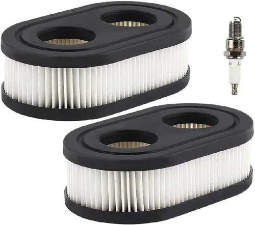 Filtro de aire para Toro Recycler de 22 pulgadas 20332 20333 20334 20339 20340 (2 filtros de aire, 1 bujía)
