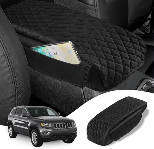 Miniatura 8 de Ajuste Personalizado para Funda de Consola Central 2015-2020 Ford F150, 2017-2022 F250 F350 F450, 2018-2024 Ford Expedition Protector de Brazo