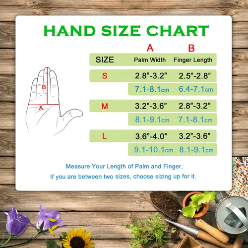 Miniatura 4 de HANDLANDY HLDD Long Gardening Gloves for Women Men - Leather Rose Pruning Gloves Thorn Proof - Breathable Working Glove Rosa