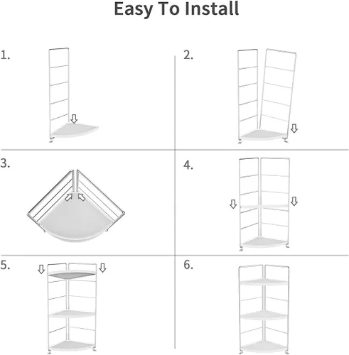 Miniatura 9 de Organizador de 3 niveles para encimera de baño, bandeja de tocador para cosméticos y maquillaje, estante de especias de cocina, estante de pie, Plata