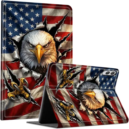 Miniatura 51 de Slim Case for Samsung Galaxy Tab S10 Lite / S10 FE / S9 FE 10.9" & Galaxy Tab S9 11", Multi-Angle Stand PU Leather Smart Folio Cover with Soft TPU