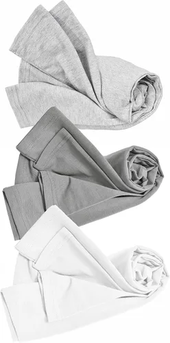 Miniatura 54 de Natural Uniforms Camiseta Under Scrub para mujer, cuello redondo, manga larga, paquete de 3, paquete múltiple de 3