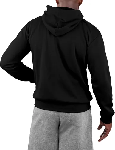 Miniatura 6 de Ohoo Sudadera básica con capucha para hombre, ligera, manga larga, con bolsillo tipo canguro