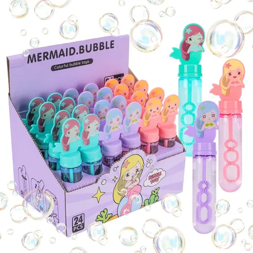 Miniatura 9 de JOYYPOP Juego de 24 mini varitas de burbujas de 4 colores para niños, regalos de fiesta de burbujas, regalos de verano para niños y niñas, fiesta