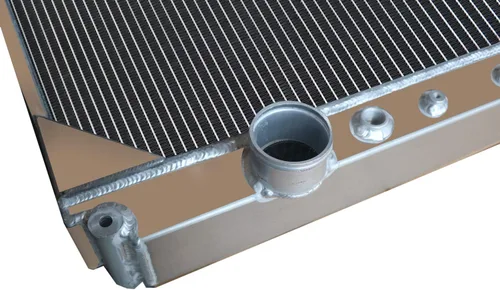 Miniatura 7 de ALLOYWORKS Radiador de aluminio de 3 filas para Freightliner Cascadia Century 2008-2013 12.8 14.6 14.8 15L l6, OEM 0527749003 0529617003 800073