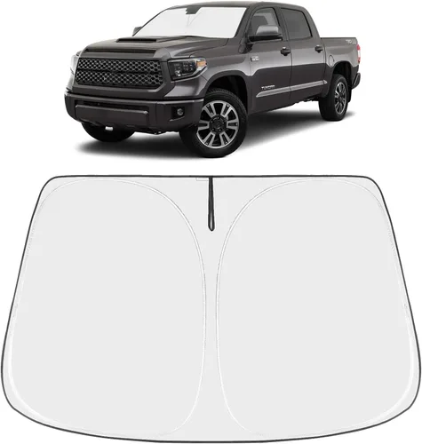 Miniatura 42 de Proadsy Parasol para parabrisas actualizado 2025, ajuste personalizado Dodge RAM 1500 2Dr 2019-2024 2025, 4 capas, plegable, protector de parasol