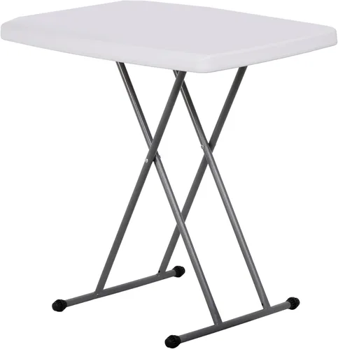 F2C Mesa plegable de 30 pulgadas, mesa personal multifuncional, altura portátil y ajustable para bandejas de TV, laptop, costura, ideal para