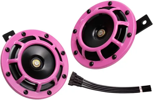 Miniatura 14 de FARBIN Bocina de coche impermeable tono súper fuerte 12V tono alto/tono bajo kit de bocinas gemelas de metal con rejilla protectora