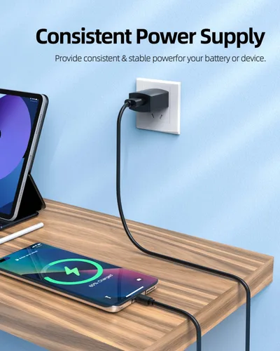 Miniatura 6 de Superer Cargador de CA con certificación UL para Amazon Echo Dot de 2ª generación de cable adaptador de cable