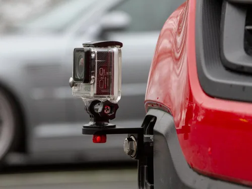 Miniatura 8 de CravenSpeed Soporte atornillable con gancho de remolque fácil para cámaras GoPro compatible con Porsche 911 [992] 2020-2023 Soporte de leva
