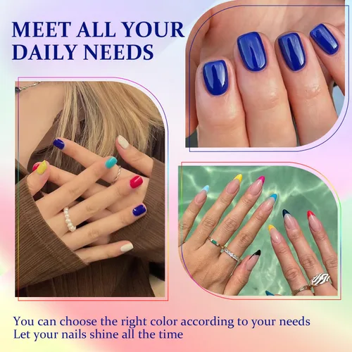 Miniatura 2 de Major Dijit Juego de esmalte de uñas de 12 colores de secado rápido primavera-verano, esmalte de uñas popular de color caramelo dulce, kit de arte