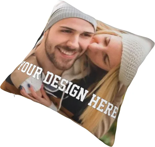 Miniatura 3 de Funda de almohada personalizada con fotos, nombre, logotipo, regalos personalizados de Pilloecase para novio, novia, marido, esposa, mamá, papá, Perú