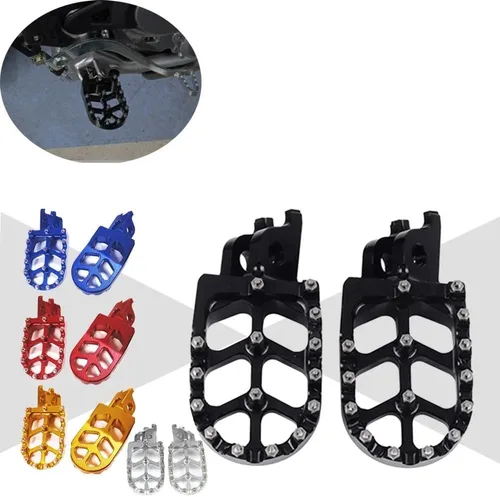 Miniatura 2 de Motorcycle Footrests Motorcycle Footrest Footpegs Foot Pegs Pedals Accessories for CRF300L 2021-2023(Blue)