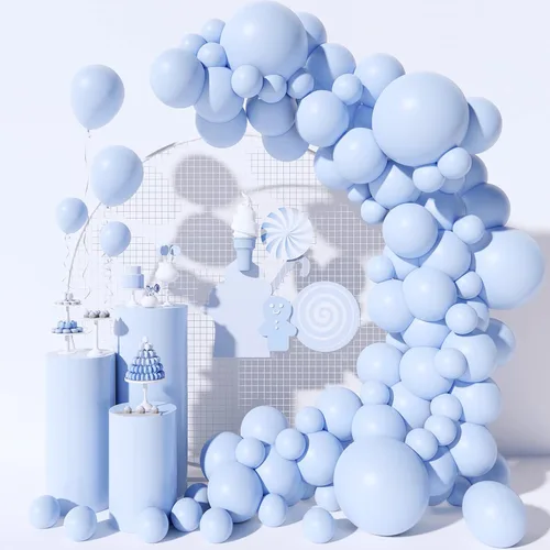 Miniatura 15 de Kit de arco de guirnalda de globos negros de 130 piezas, diferentes tamaños de 18, 12, 10 y 5 pulgadas, kit de globos de látex para fiesta