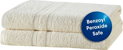 Miniatura 10 de CLOROX Toallitas de baño 100% algodón aptas para usar blanqueador, de secado rápido (12" x 12"), altamente absorbentes, suaves y ligeras, ideales