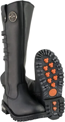 Miniatura 8 de Milwaukee Leather Botas de Motociclista de Cuero para Mujer de Rodilla a Altura de la Pierna Colección Premium MBL