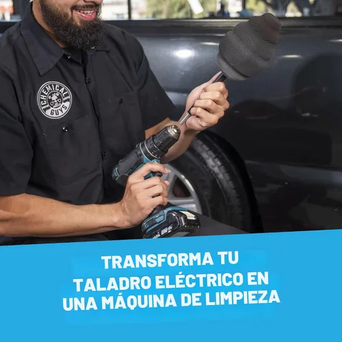 Miniatura 2 de Chemical Guys Ball Buster - Pulidora de velocidad de rueda y llanta, accesorio para taladro limpiador de ruedas para una limpieza segura y fácil