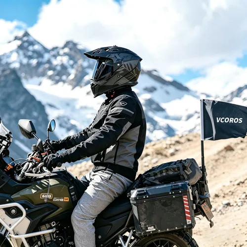 Miniatura 4 de VCOROS Adventure - Casco de motocicleta todoterreno VS-908 para ATV, bicicleta de tierra y motocross, de cara completa para adultos, aprobado por DOT
