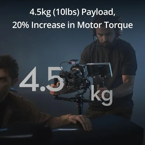 Miniatura 3 de DJI RS 4 Pro Combo, estabilizador de cardán de 3 ejes para cámaras DSLR y cámaras de cine Canon/Sony/Panasonic/Nikon/Fujifilm, grabación vertical